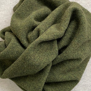 Sweet Pea Green, Felted Wool Fabric for Rug Hooking, Wool Applique and Crafts