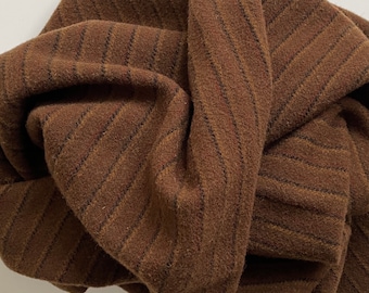Chestnut Hill Stripe, Felted Wool Fabric for Rug Hooking, Wool Applique and Crafts