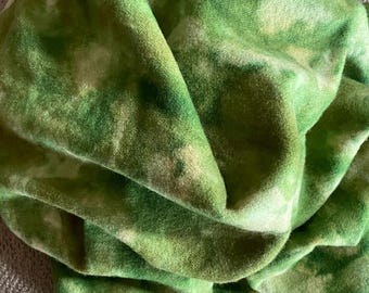 Spring Forest, Hand Dyed, Felted Wool Fabric for Rug Hooking, Wool Appliqué, Sewing and Crafts