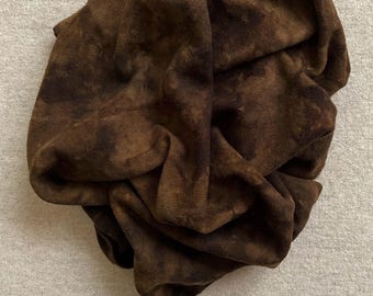 Seal Brown, Hand Dyed, Felted Wool Fabric for Rug Hooking, Wool Appliqué, Sewing and Crafts