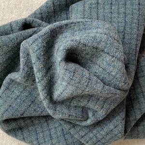 Aegean Sea, Felted Wool Fabric for Rug Hooking, Wool Appliqué, Sewing and Crafts