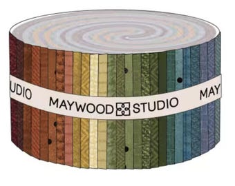 2.5in Strips Woolies Flannel Colors Vol. 2, 40pcs/bundle, COTTON