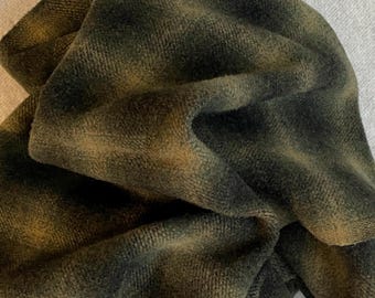 Treebeard Ombre, Felted Wool Fabric for Rug Hooking, Wool Appliqué, Sewing and Crafting