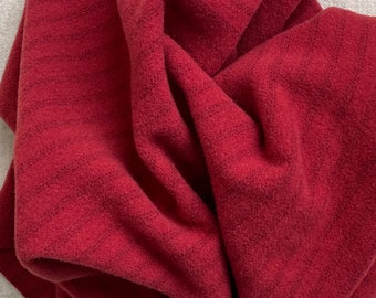 Red Herring, Felted Wool Fabric for Rug Hooking, Wool Applique, Sewing and Crafts