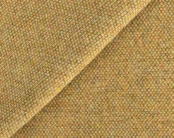 Gold and Natural Barley Corn Weave, Felted Wool Fabric for Rug Hooking, Wool Appliqué, Crafts and Sewing