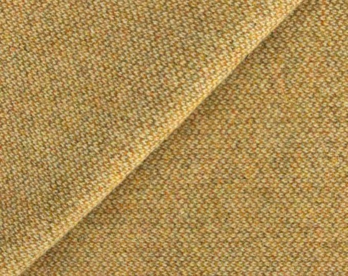 Gold and Natural Barley Corn Weave, Felted Wool Fabric for Rug Hooking, Wool Appliqué, Crafts and Sewing