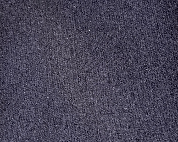 Dark Navy Solid, Felted Wool Fabric for Rug Hooking, Wool Appliqué, Sewing and Crafts