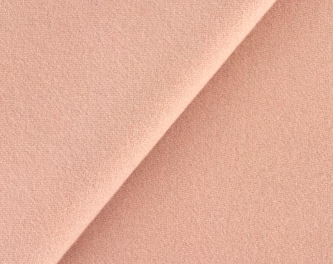 Pink Blush Solid, Fetled Wool Fabric for Rug Hooking, Wool Appliqué, Sewing and Crafts