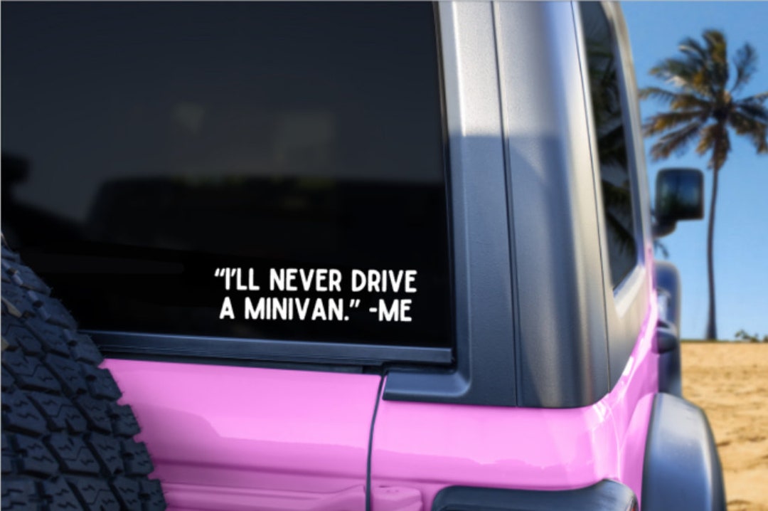 Funny Mom Car Decal | Funny Mom Car Sticker | Minivan Decal | Minivan ...