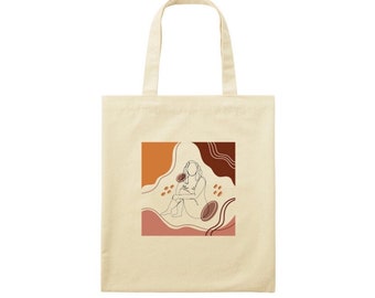 All-Over Print Tote, Female Nude tote bag Aesthetic bag Naked body bag Hand bag Raphael tote bag Three Graces tote bag