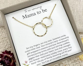 First Time Mom Gift, New Mom Gift, Gift for New Mom Necklace, New mommy Gift for first Mother's day, Pregnancy necklace, Baby Shower Gift