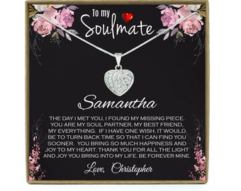 Soulmate Necklace Gift, Anniversary Gift, Wedding Anniversary Gift, Gift for Wife