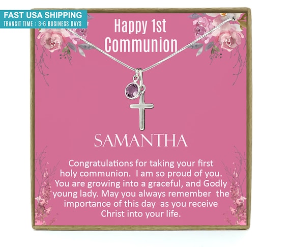 Cross Necklace First Communion