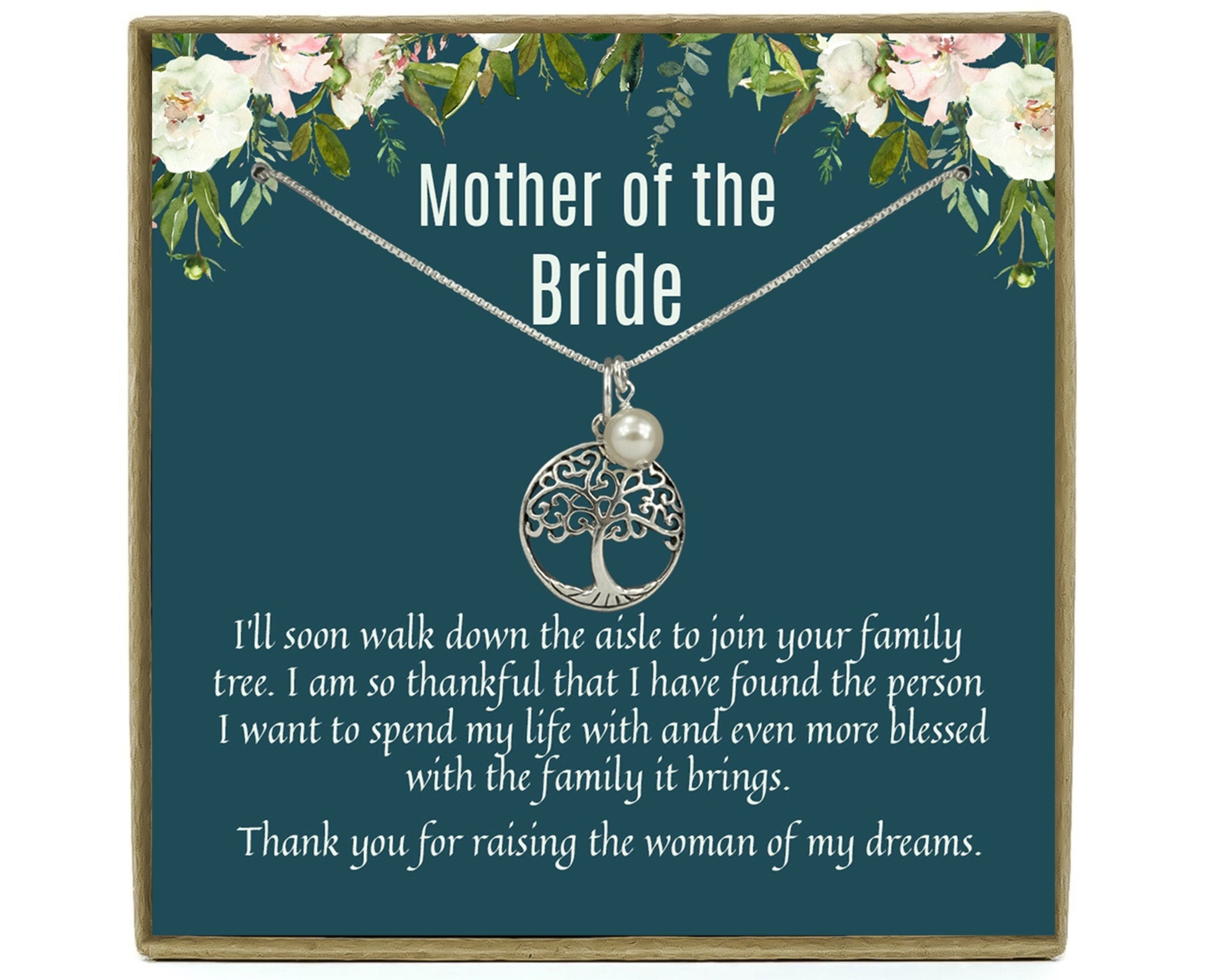  Mother of the Bride Gift from Groom Mother in Law Wedding 