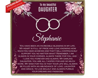 Daughter Gift from Mom to Daughter Necklace for Daughter Gift for Daughter from Mom Daughter Gift from Dad to Daughter Birthday Gift