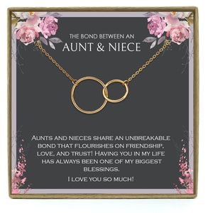 Aunt-Niece Necklace: Aunt-Niece Gift, Aunt-Niece Jewelry, Aunt-Niece, Auntie Gift,  Aunt Gift, Aunt jewelry, Gift for Aunt, Gift for Niece