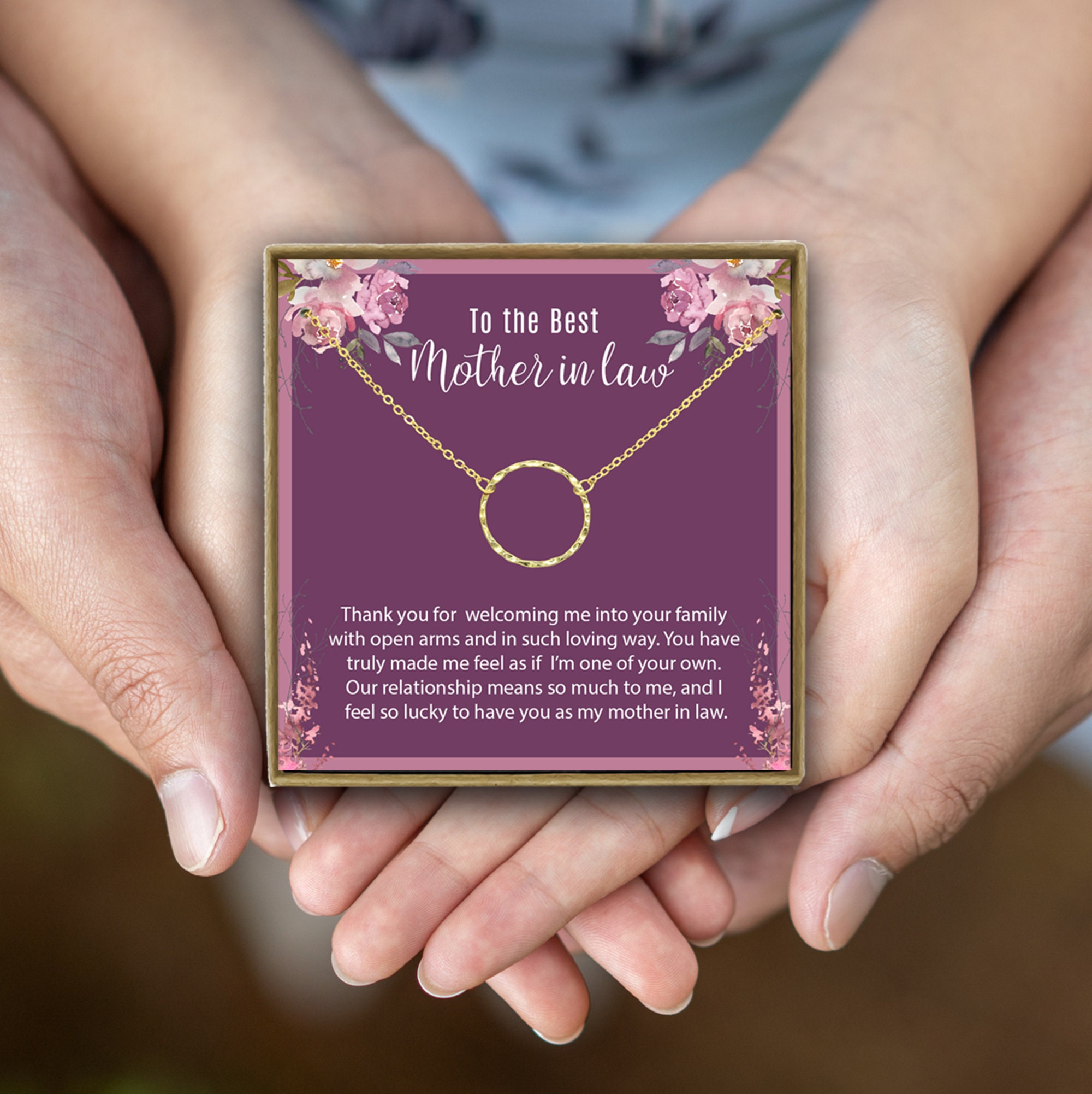 Mother in law Gift Necklace Gift for Mother in law Mom in Etsy