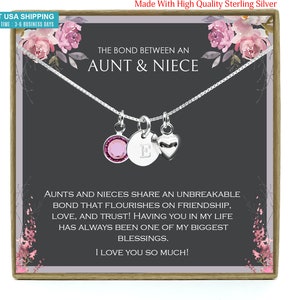 Collier tante-nièce : cadeau tante-nièce, bijoux tante-nièce, tante-nièce, cadeau tante-nièce, cadeau tante, cadeau pour tante, cadeau nièce