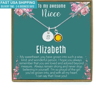 Niece Gift, Gift for Niece Necklace, Niece Jewelry, Niece Wedding Gift, Niece Confirmation, Niece Birthday Gift, Niece Christmas Gift