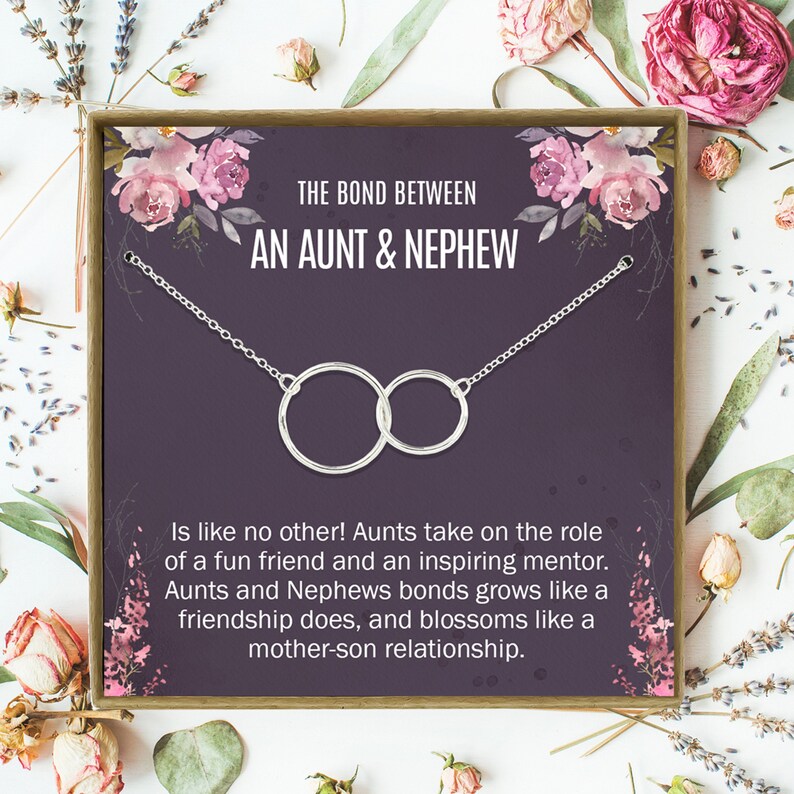 Aunt Nephew Necklace Aunt Nephew Gift Aunt Nephew Jewelry Etsy Canada