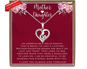 Mothers Day Gift, Gift for Mom, Mom Gift From Daughter Necklace
