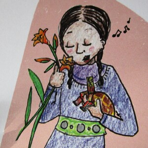 St. Kateri Tekakwitha 5x7 - Halo Girls