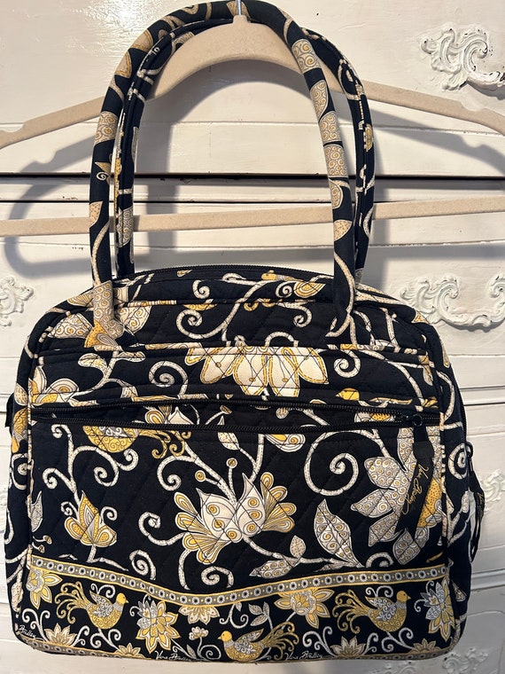 Vera Bradley Yellow Bird Bowler Bag