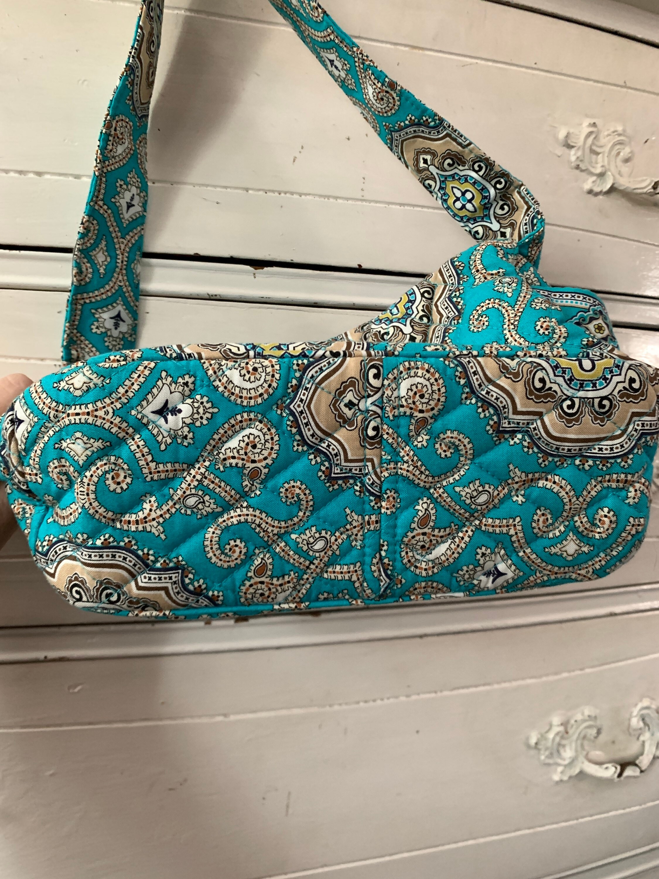 Vera bradley turquoise purse sale