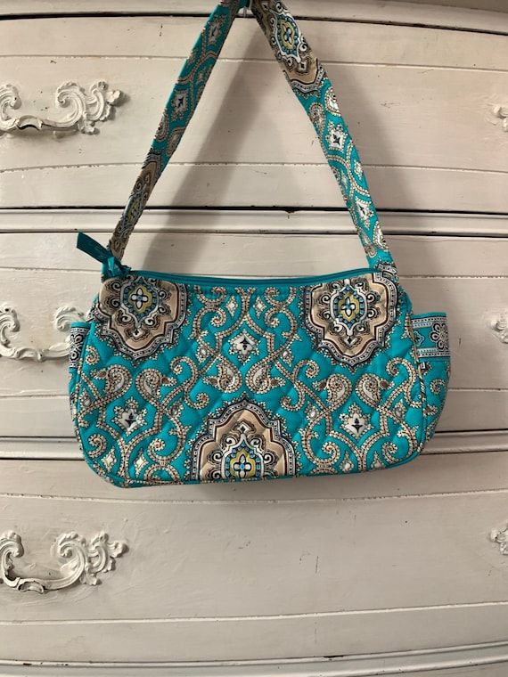 Vera Bradley Maggie-Totally Turquoise Retired Prin