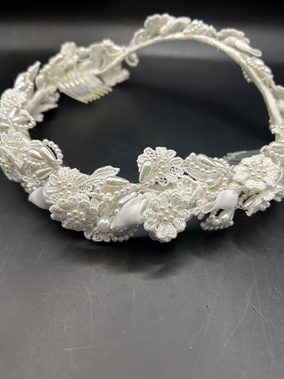 bridal crown headpiece