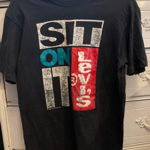 Levis Sit on It Vintage Tee 1990 - Etsy 