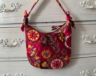 Vera Bradley Carnaby (Retired Pattern) Small Olivia Style Purse/Shoulder Bag NWOT