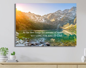 Psalm 42 1 | Etsy