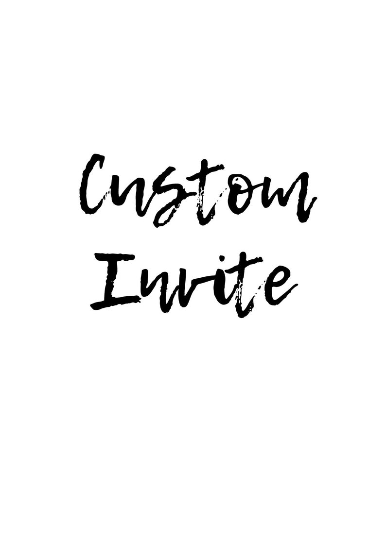 Custom Invite