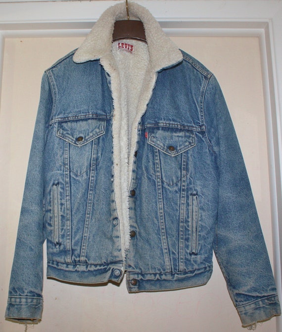 LEVIS Vintage San Francisco Sherpa Denim Jacket - Etsy