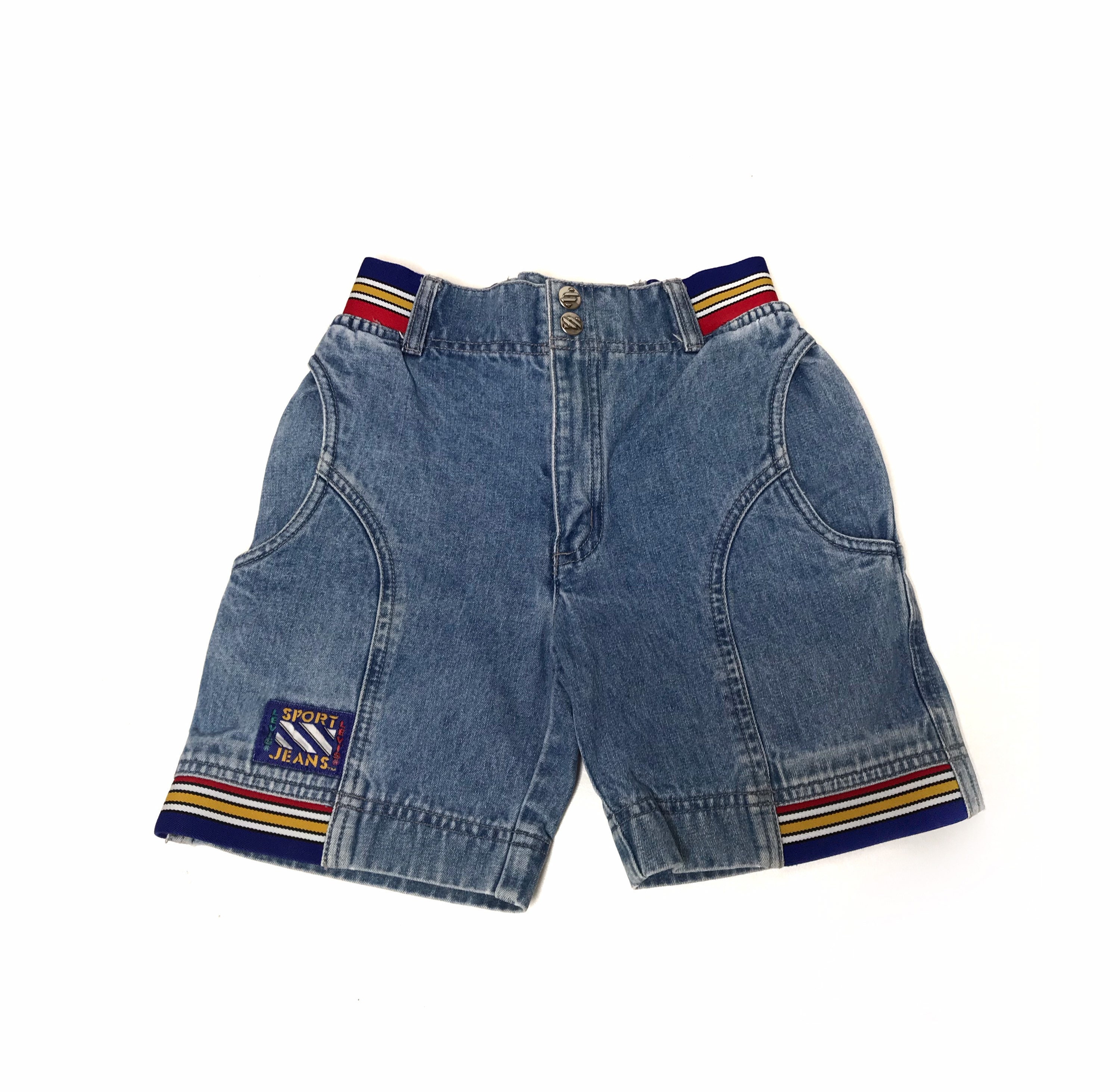 Vintage 90s Levis Sport Jeans shorts denim jorts 1990s boys | Etsy