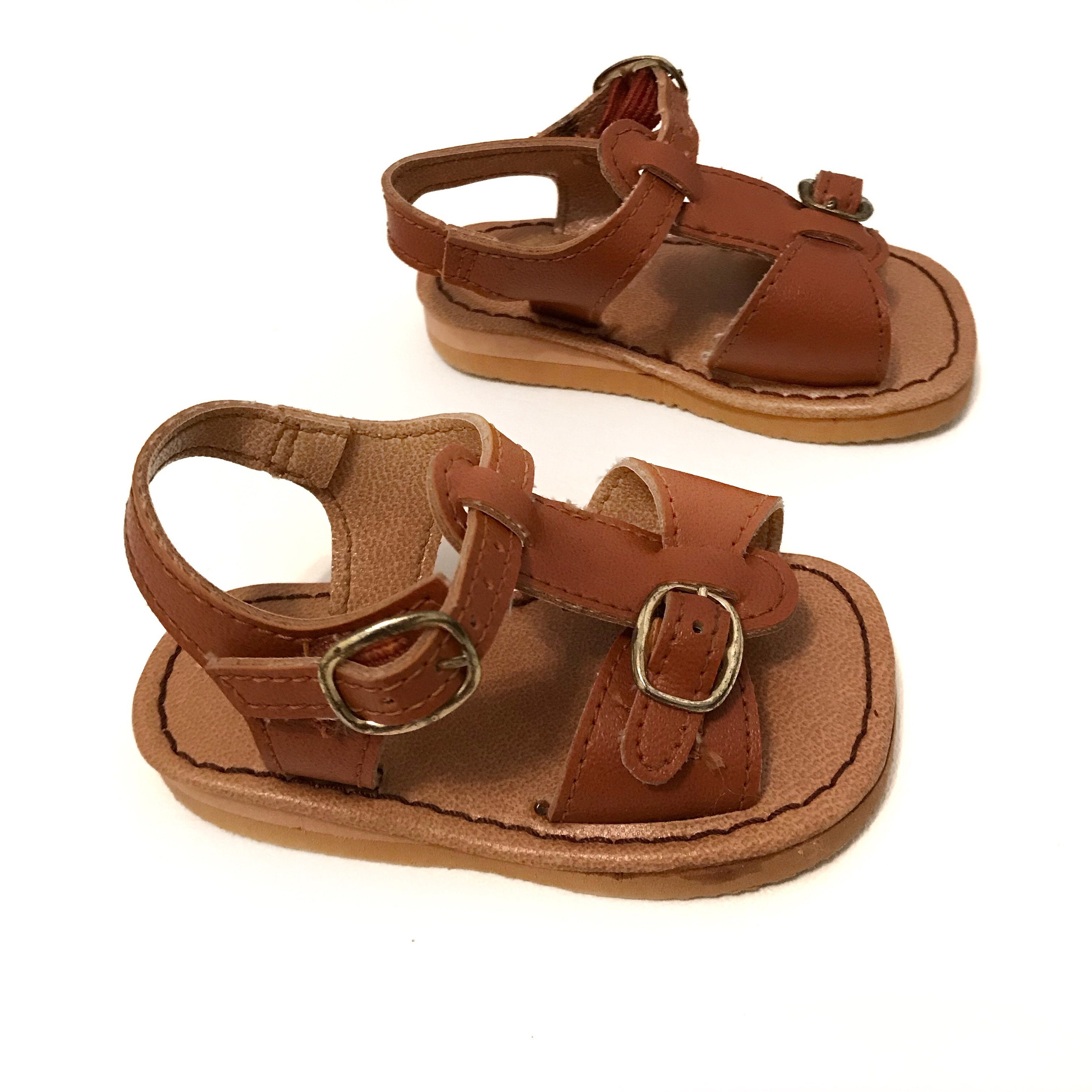 Vintage Kids Sandals Vegan Faux Leather 80s 1980s Size 2 Baby - Etsy