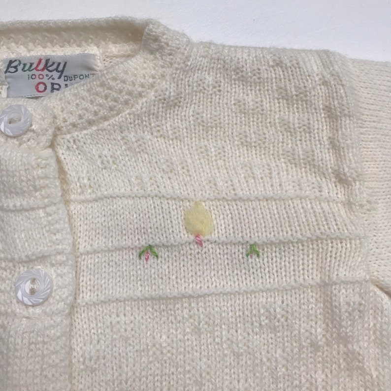 vintage 1960s baby girl/'s cardigan sweaters