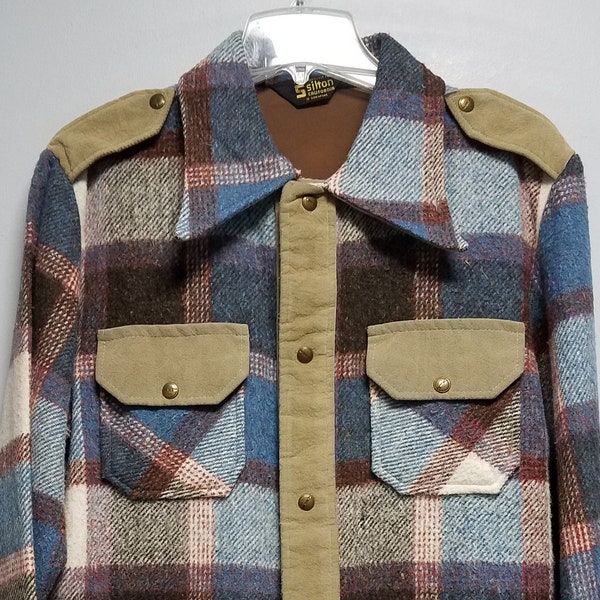 Very Awesome Vintage   C.P.O.  Shirt/Jacket        60' 70"s    by SILTON    CALIFORNIA   SINGAPORE  Worn Maybe Once