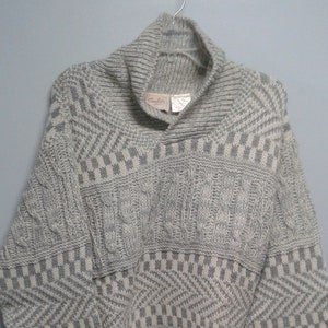 Vintage sweater Early 90's late 80's By Ginafiori 100% wool never worn Made in Great Britian. image 1