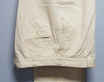 Vintage  Khakis   From The 80"s     Made by POLO RALPH LAUREN    Never Worn,   Still With Tags On