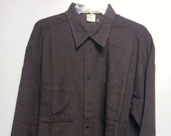 Vintage Mens Long Sleeve Shirt by PRONTO -UOMO never worn size