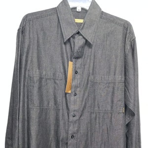 Vintage Mens Long Sleeve Shirt by DONNAKARAN SIGNATURE 100% - Etsy