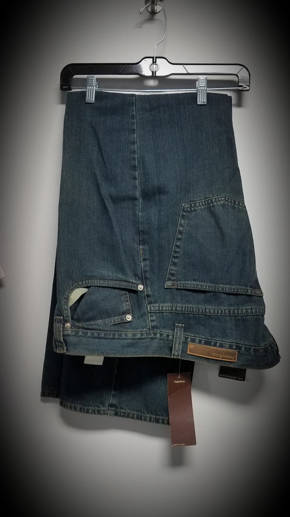 Nice VINTAGE Blue Jeans   80's    Size 36x30   Ma… - image 6