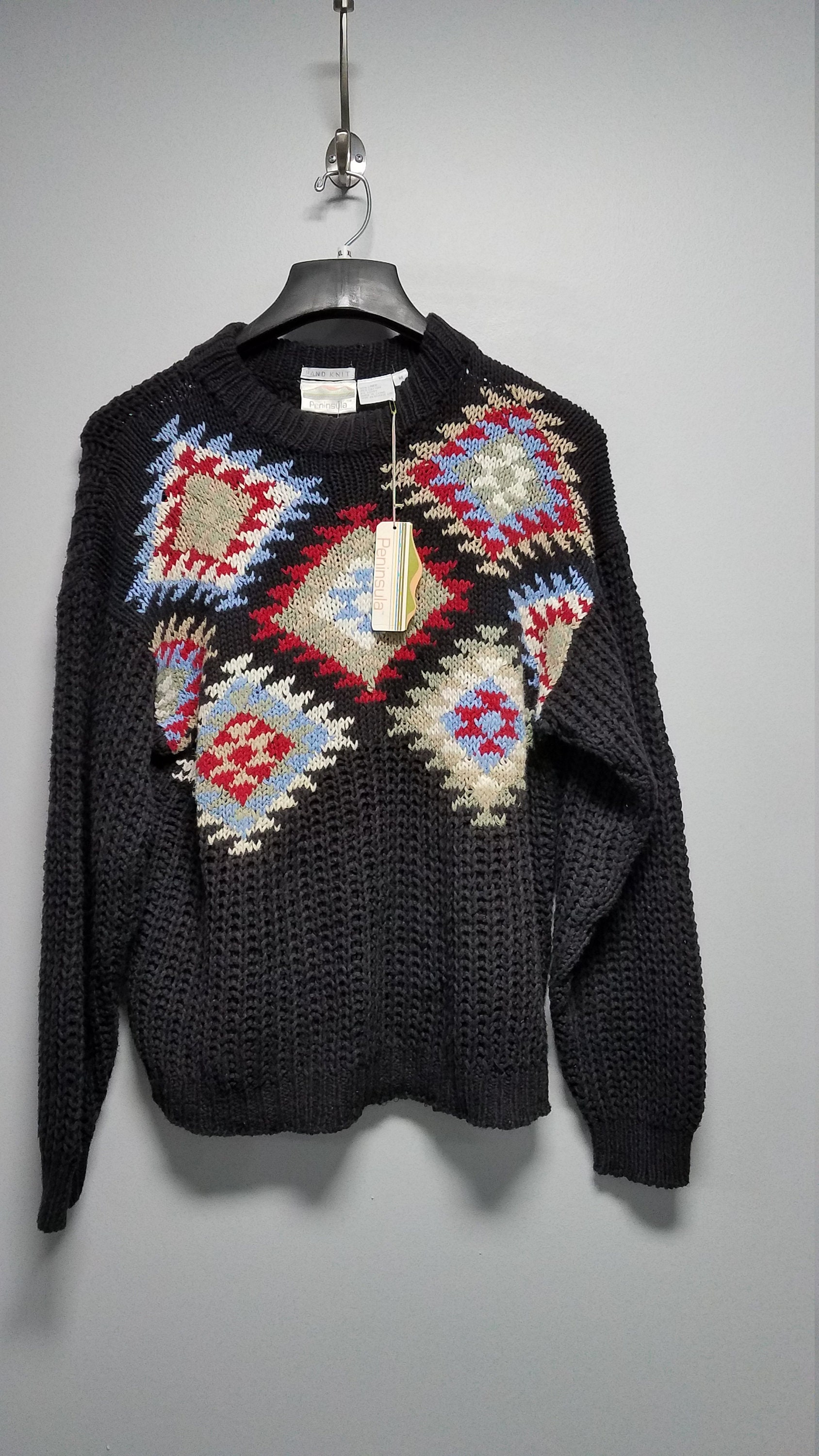 Very AWSOME VINTAGE Sweater 1987 Size Medium by PENINSULA Hand - Etsy UK