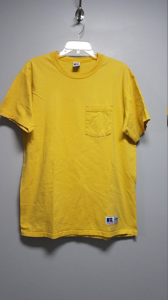 Vintage Pocket T-SHIRT 80'S by RUSSELL 