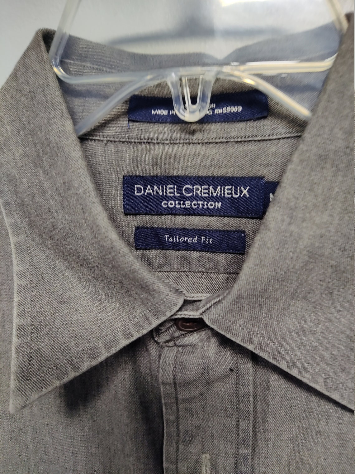Vintage Mens Long Sleeve Shirt by DANIEL CREMIEUX COLLECTION | Etsy