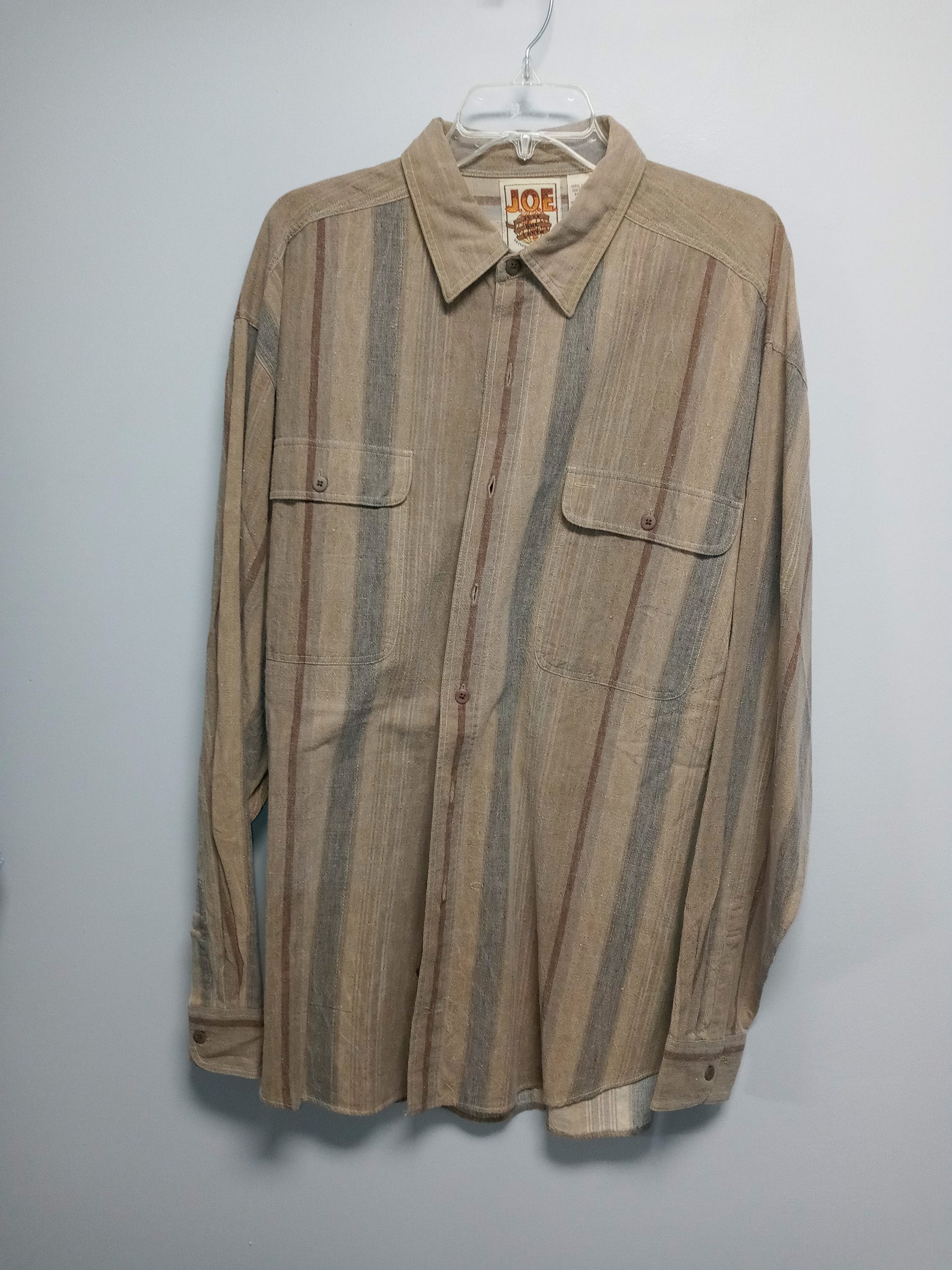 Vintage Mens Long Sleeve Shirt by JOSEPH ABBOUD Tags on Never - Etsy UK
