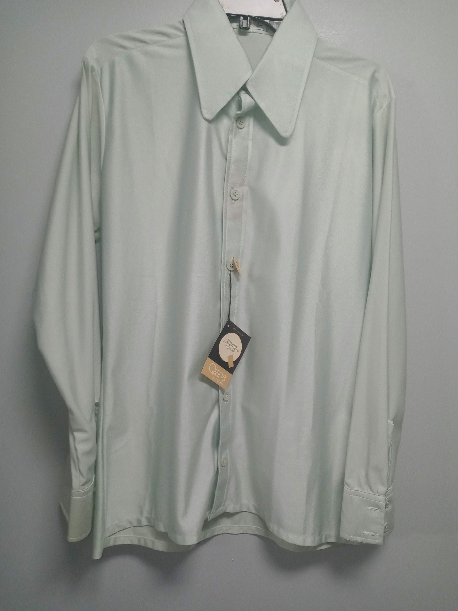 white nylon shirt