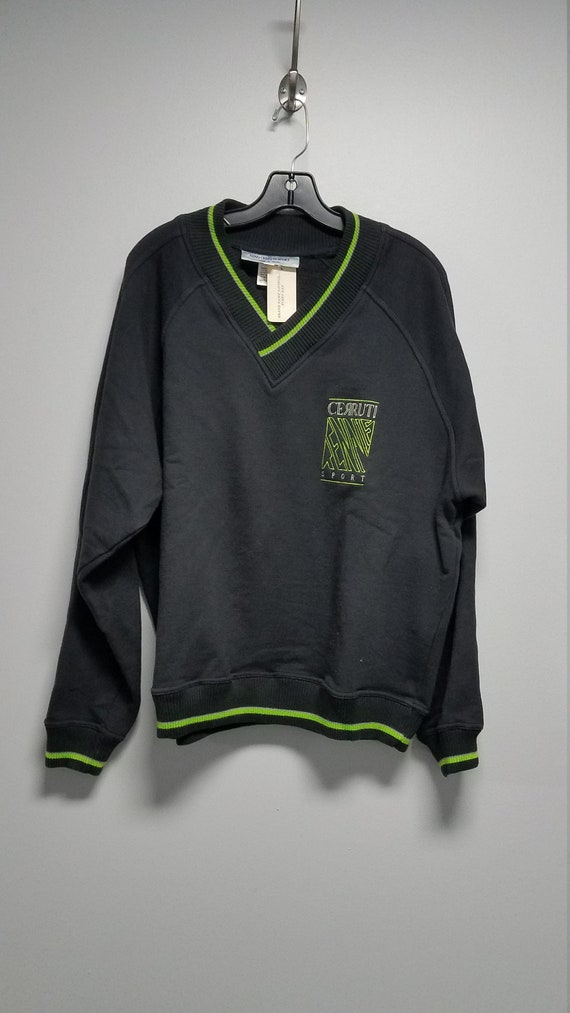 NINO CERRUTI SPORT    Vintage Logo Sweatshirt  80'